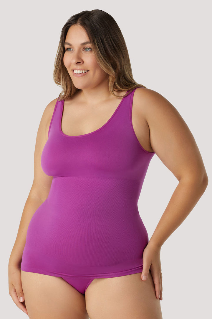 Women's Shaperwear Smoothing Reversible Tank 2 pack I Bella Bodies UK I Viola