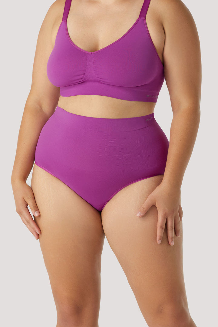 High Waist Smoothing and Firming, Full-Coverage Underwear 2 pack | Bella Bodies UK | Viola