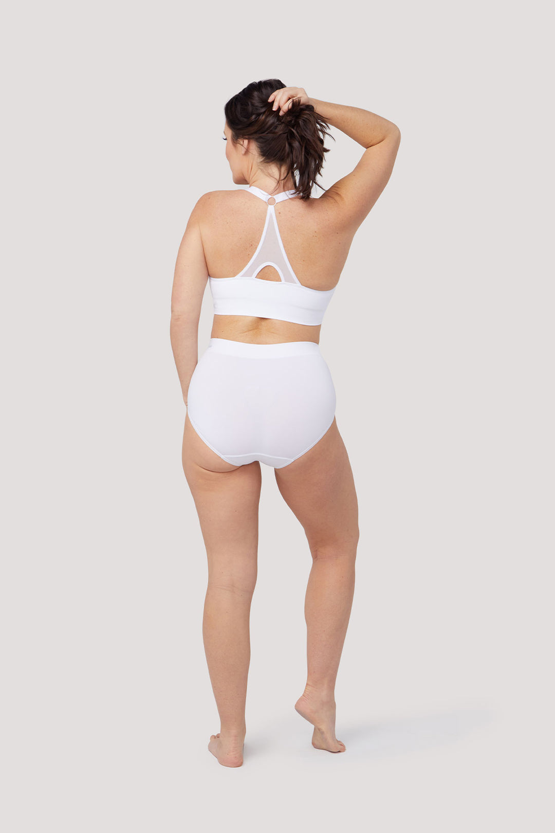 Wirefree Racerback Bra | Bella Bodies UK | White