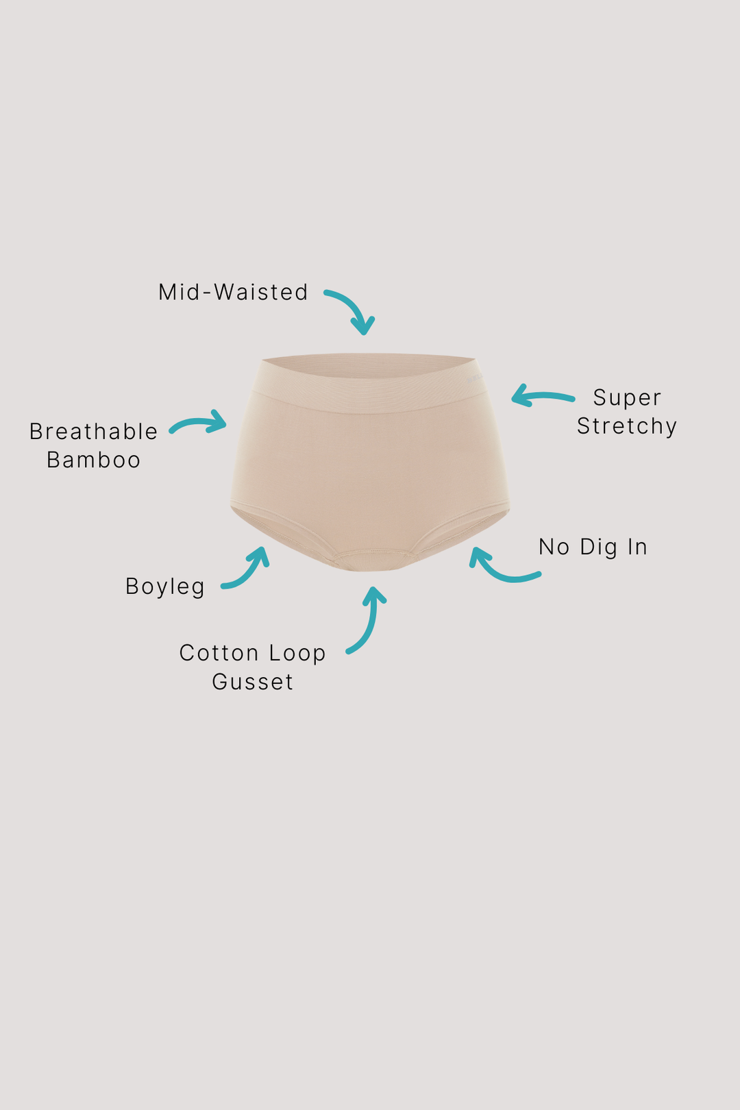 Bamboo Boy Leg Shorts | Bella Bodies UK | Key Points