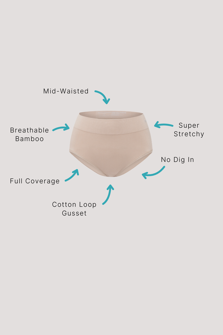 Women's Comfortable Sustainable Bamboo Underwear | Bamboo Knickers | Bella Bodies UK I Key Points