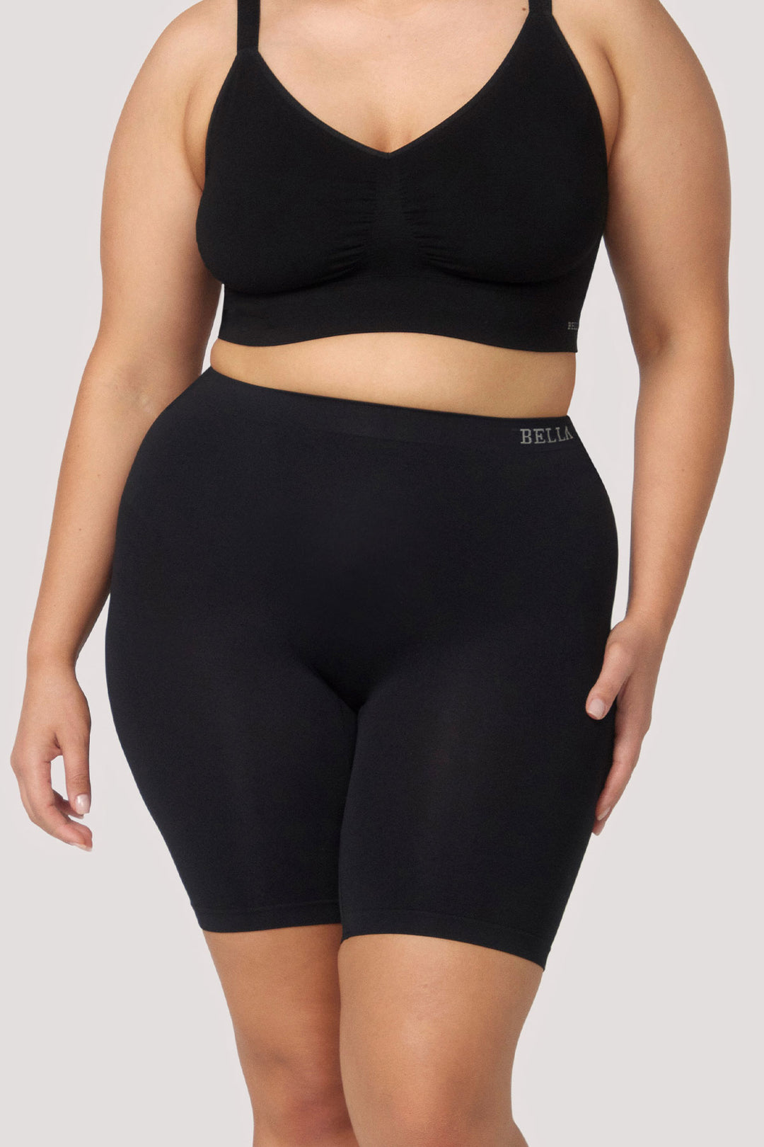 Women's underwear Anti Chafing Shorts | Bella Bodies UK | Black | Front