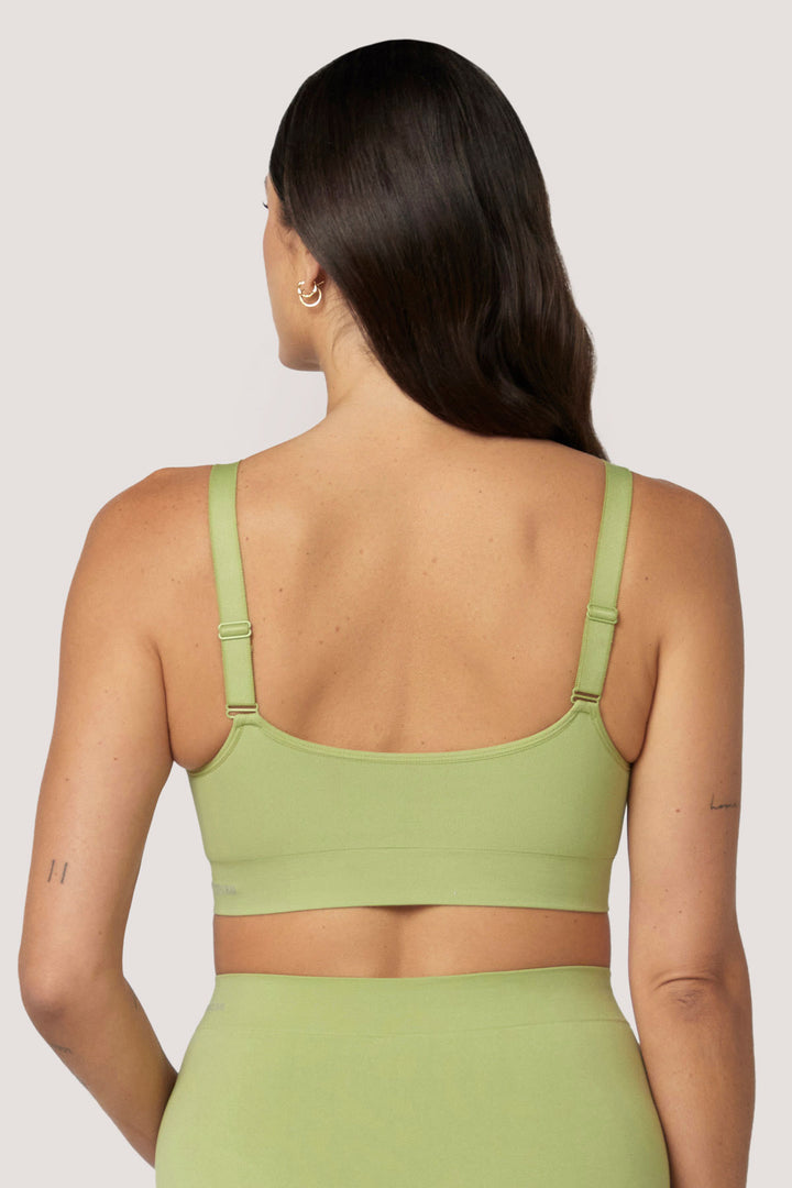 Wirefree Adjustable Comfortable Bras 2 pack | Bella Bodies UK | Pear | Back