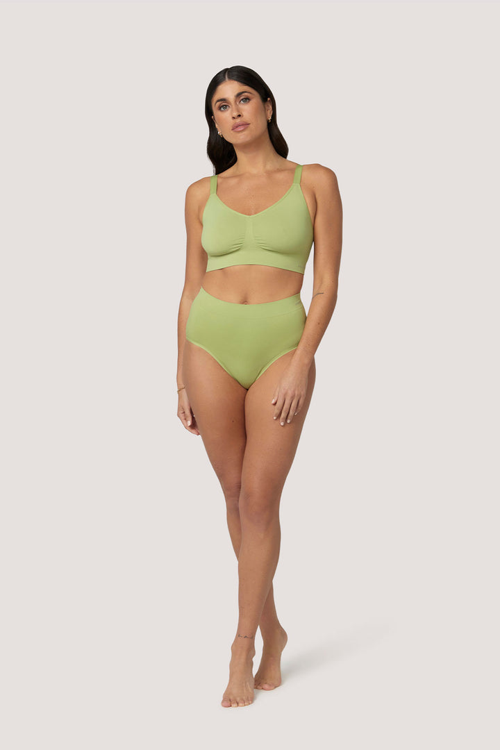 Wirefree Adjustable Comfortable Bras 2 pack | Bella Bodies UK | Pear