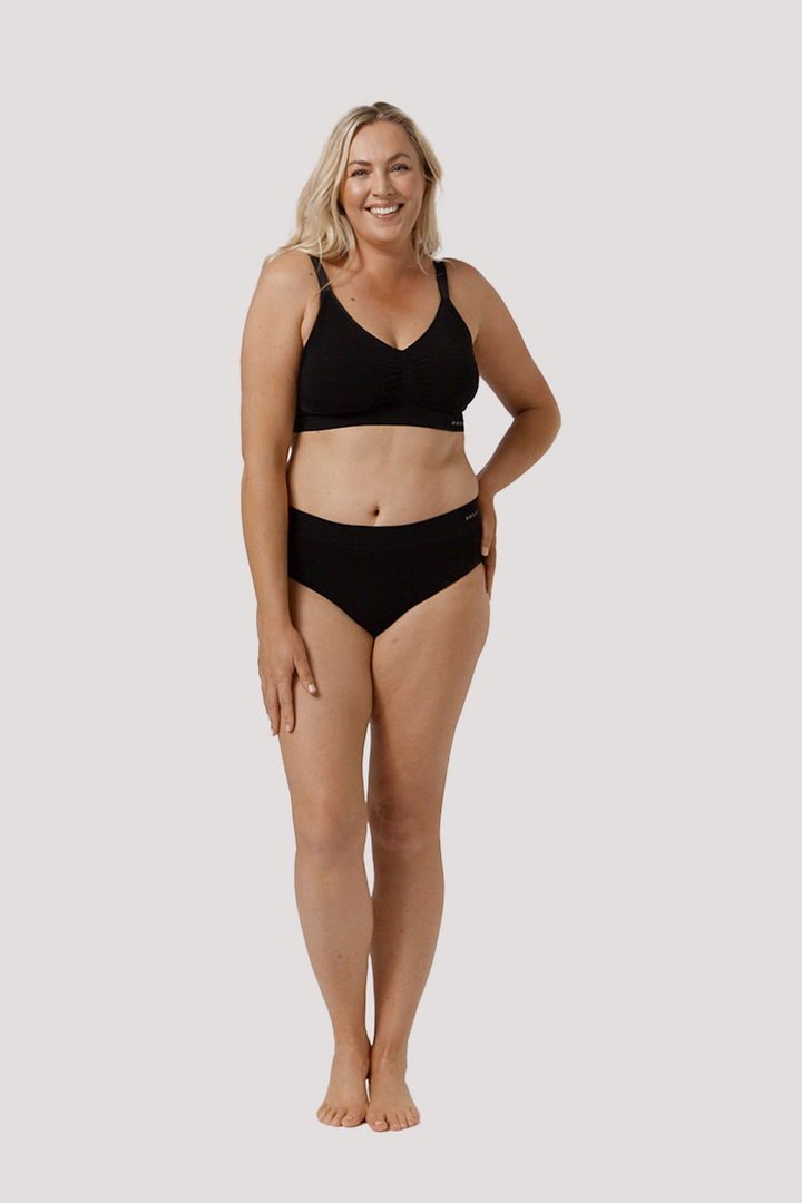 Bella Bamboo Ultimate Adjustable Crop Bra 2pk | NO RETURNS
