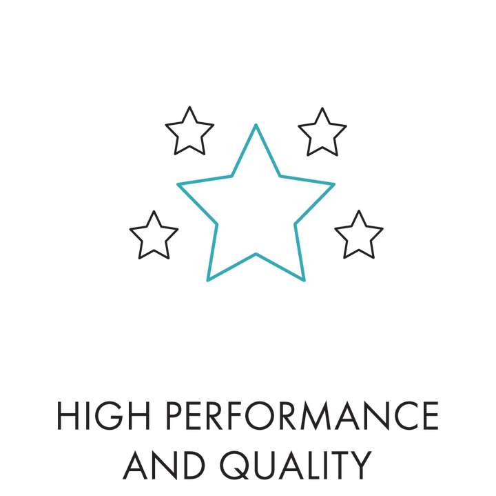 High performance and quality icon | Bella Bodies UK